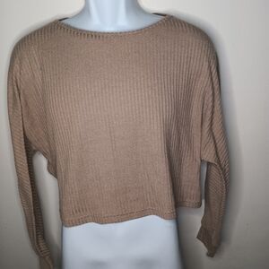 Brown long sleeve shirt from Shein size medium